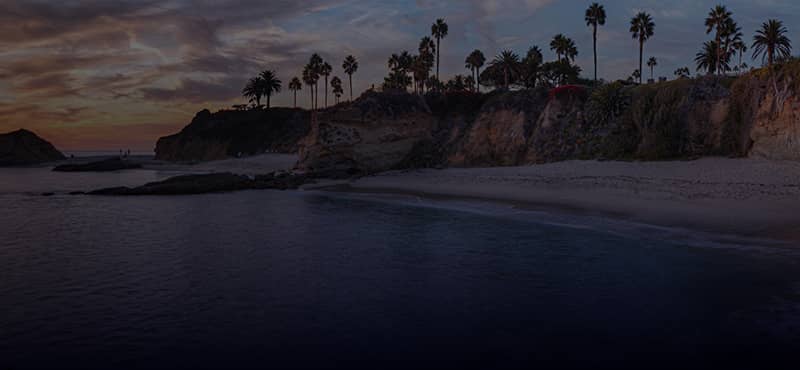 Beach in southern California