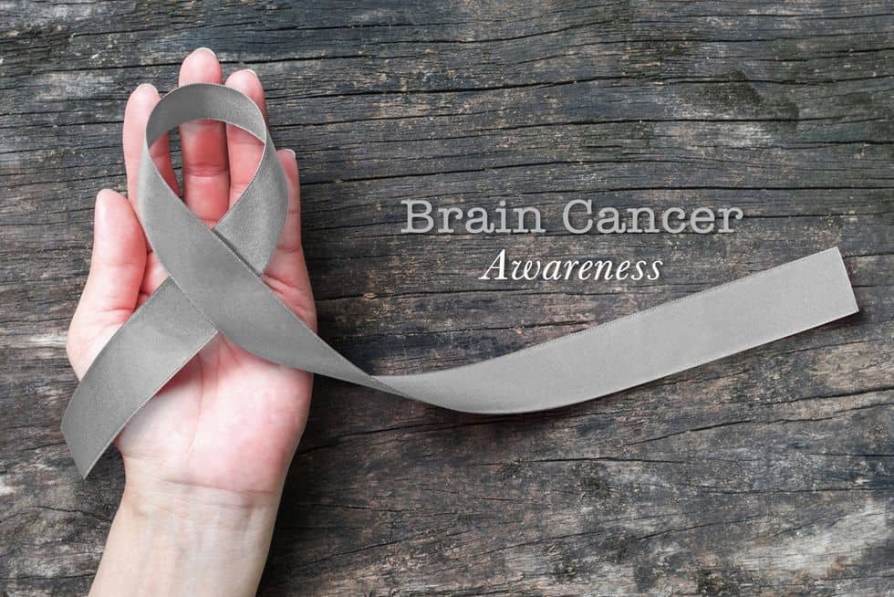 Brain cancer ribbon 